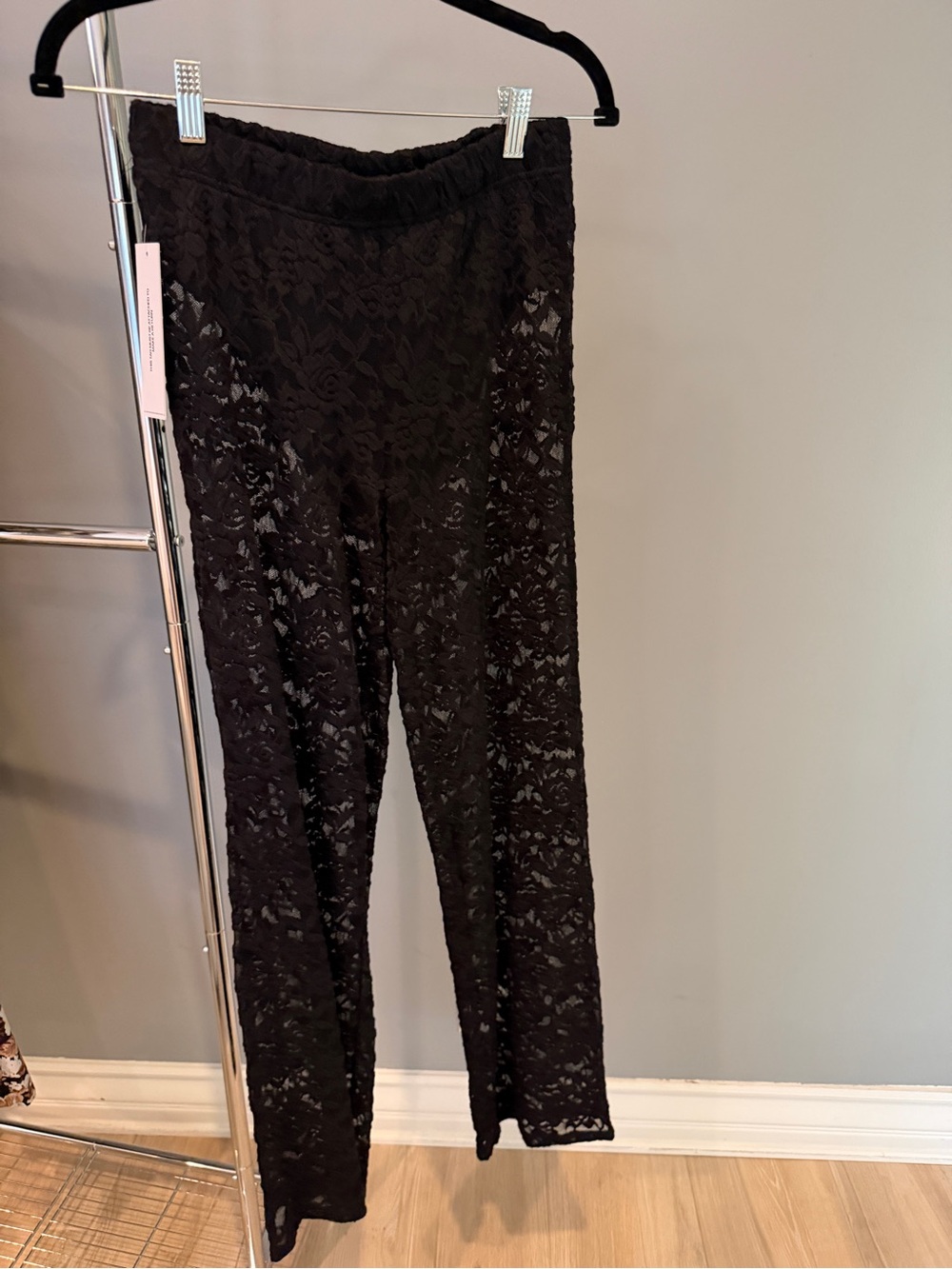 NWT Princess Polly Peru Lace Pants Black, Size US 4